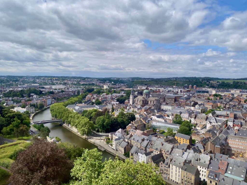 Panorama de la Meuse à Namur, Wallonie